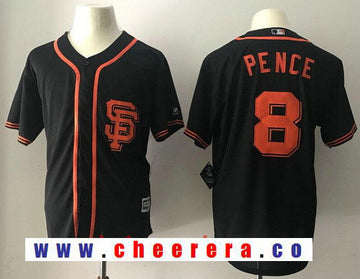 Hunter Pence San Francisco Giants black Alternate jersey