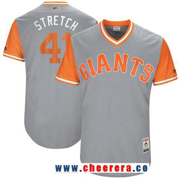 Mark Melancon San Francisco Giants gray jersey