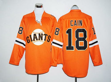 San Fransico Matt Cain San Francisco Giants orange jersey