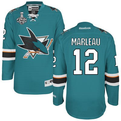 Patrick Marleau San Jose Sharks teal Home jersey