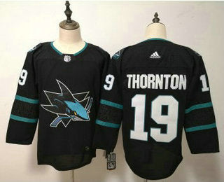 Joe Thornton New San Jose Sharks black jersey