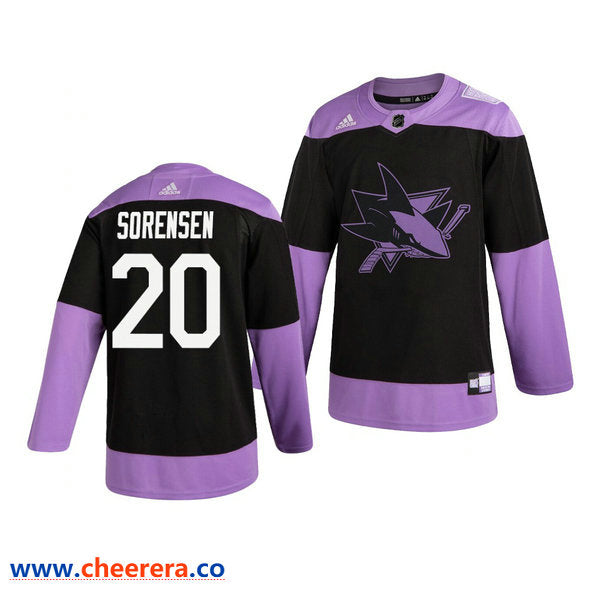 Marcus Sorensen San Jose Sharks black jersey
