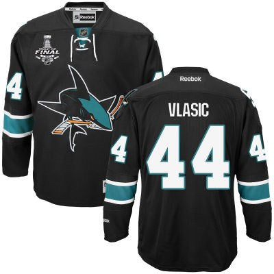 Marc-Edouard Vlasic San Jose Sharks black Third jersey
