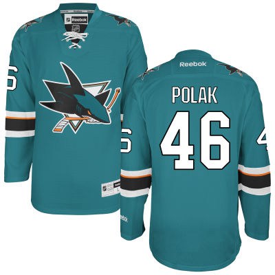 Roman Polak San Jose Sharks teal Home jersey