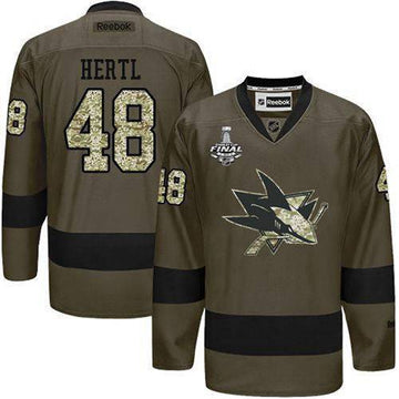 Tomas Hertl San Jose Sharks green Salute To Service jersey