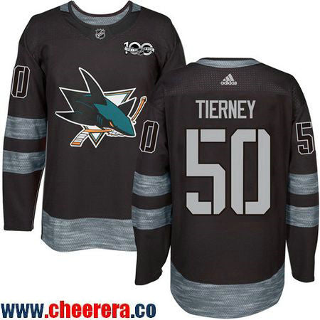 Chris Tierney San Jose Sharks black jersey
