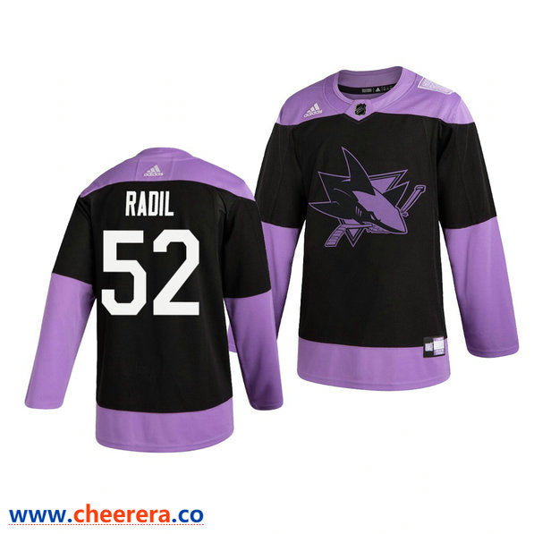 Lukas Radil San Jose Sharks black jersey