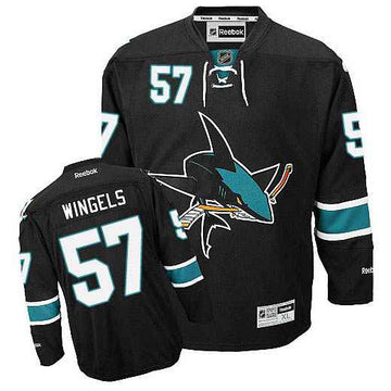 Tommy Wingels San Jose Sharks black Third jersey