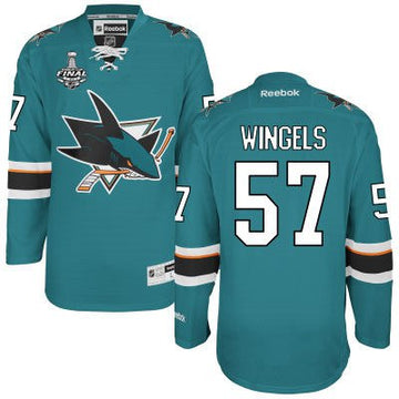 Tommy Wingels San Jose Sharks teal Home jersey