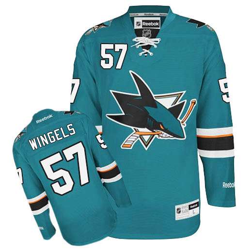Tommy Wingels San Jose Sharks teal Home jersey