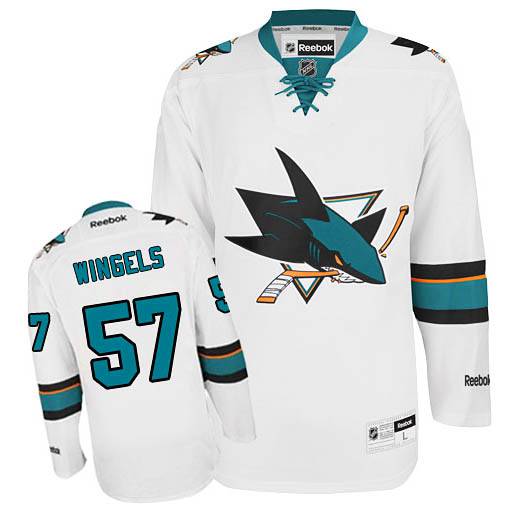 Tommy Wingels San Jose Sharks white Away jersey