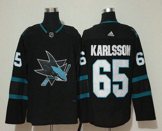 Erik Karlsson New San Jose Sharks black jersey