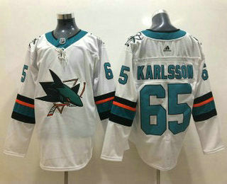 Erik Karlsson San Jose Sharks white jersey