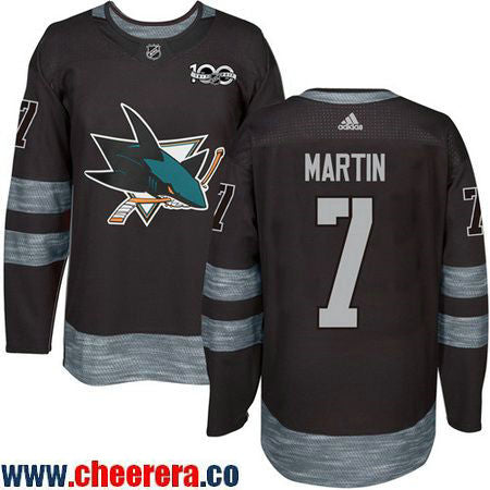 Paul Martin San Jose Sharks black jersey