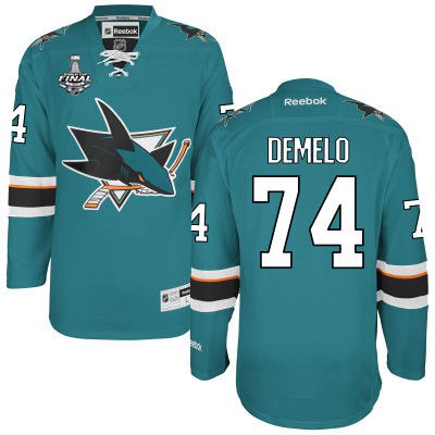 Dylan DeMelo San Jose Sharks teal Home jersey