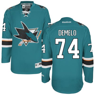 Dylan DeMelo San Jose Sharks teal Home jersey