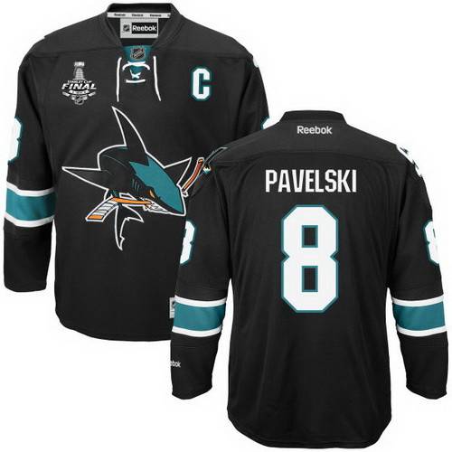 Joe Pavelski San Jose Sharks black Third jersey
