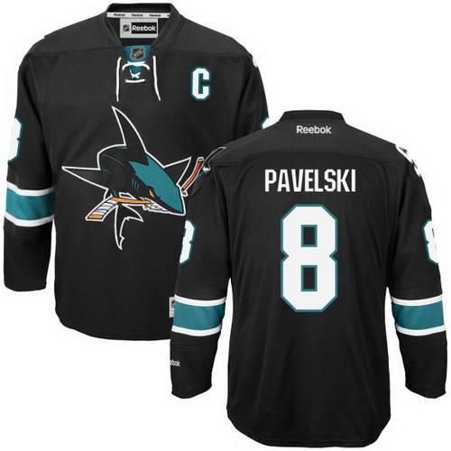 Joe Pavelski San Jose Sharks black Third jersey