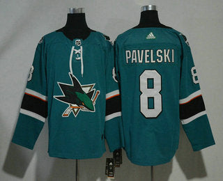 Joe Pavelski San Jose Sharks teal jersey
