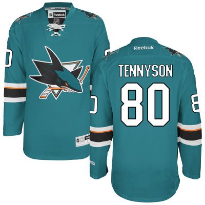 Matt Tennyson San Jose Sharks teal Home jersey