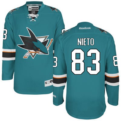 Matt Nieto San Jose Sharks teal Home jersey