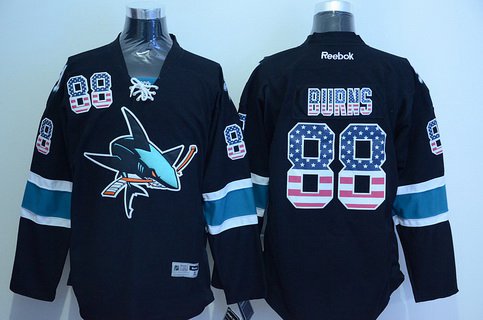 Brent Burns San Jose Sharks black jersey