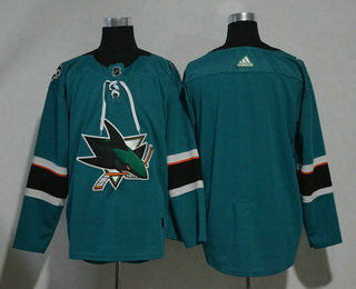 Custom San Jose Sharks teal jersey