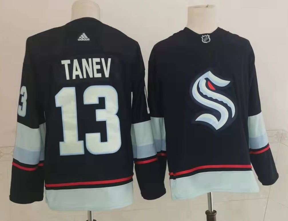 Brandon Tanev Seattle Kraken navy jersey