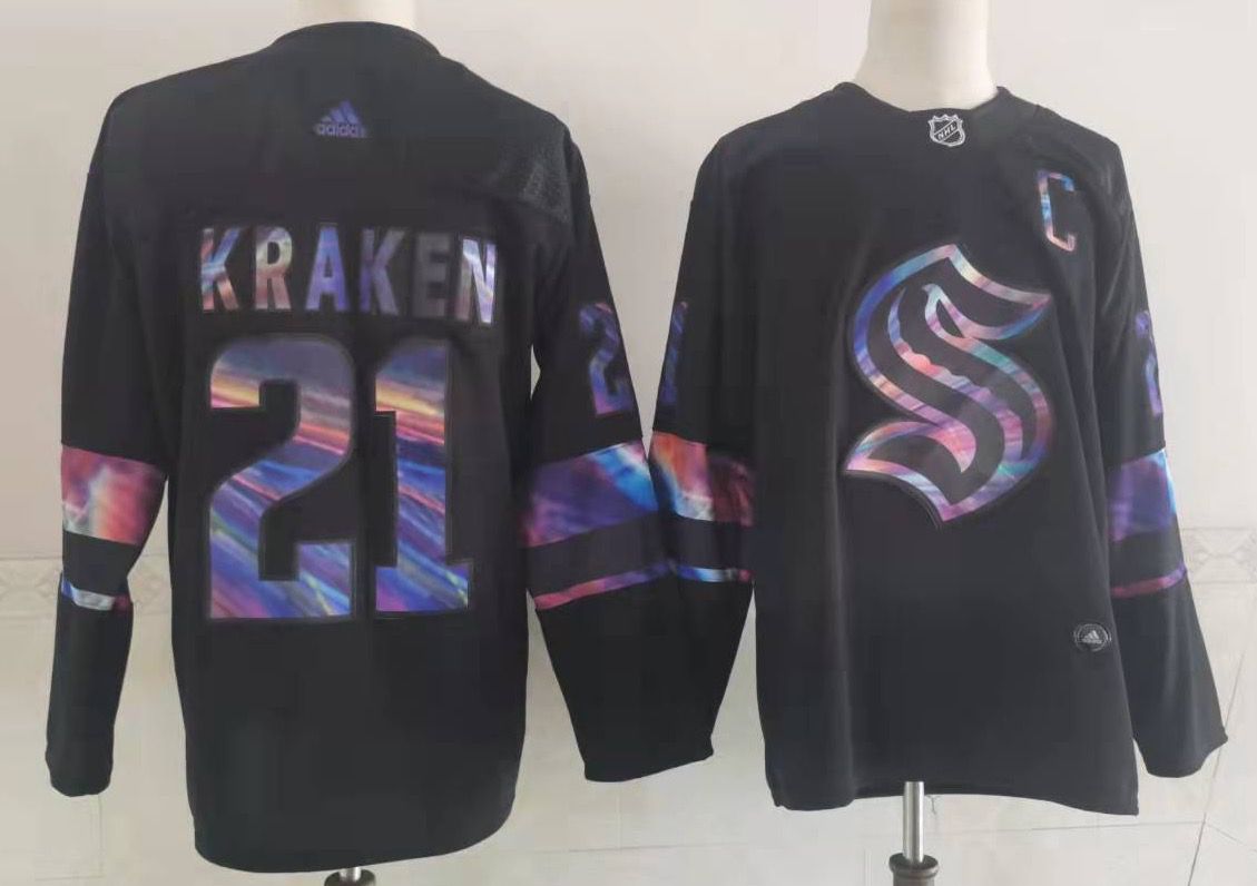 Seattle Kraken black Authentic jersey