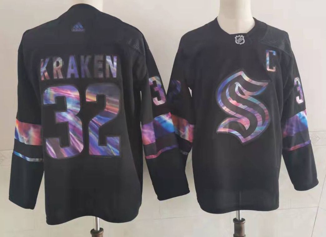 Seattle Kraken black Authentic jersey