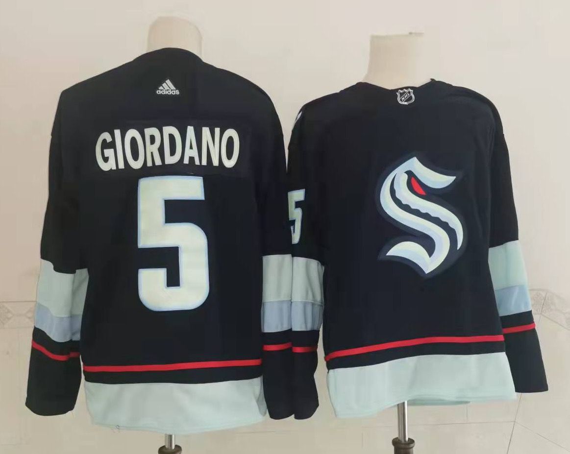 Mark Giordano Seattle Kraken navy jersey