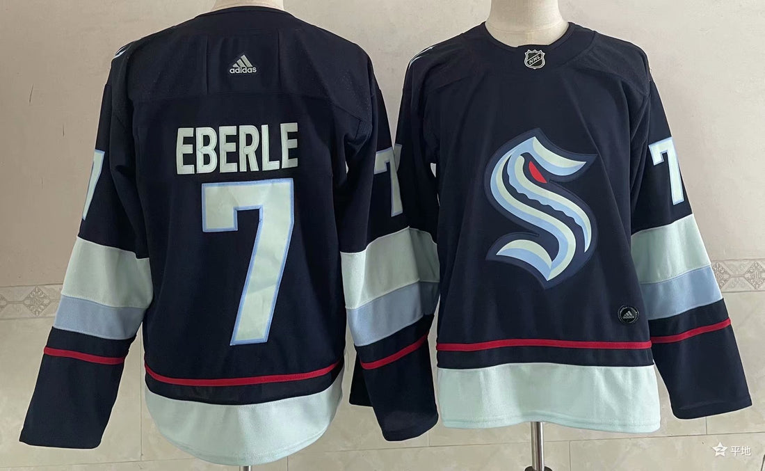 Jordan Eberle Seattle Kraken navy jersey