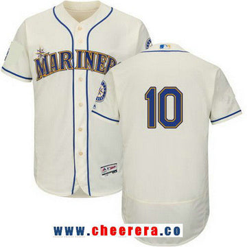 Yonder Alonso Seattle Mariners cream Alternate jersey