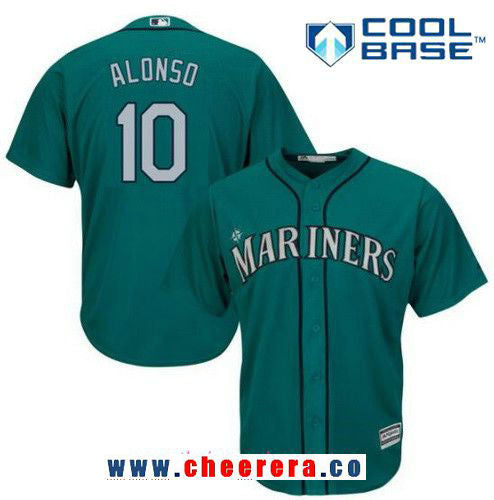 Yonder Alonso Seattle Mariners teal Alternate jersey