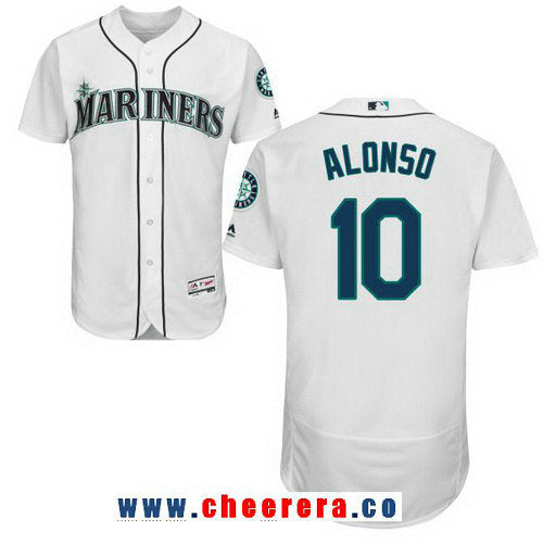 Yonder Alonso Seattle Mariners white Home jersey