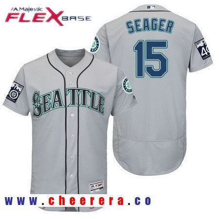 Kyle Seager Seattle Mariners gray Road jersey