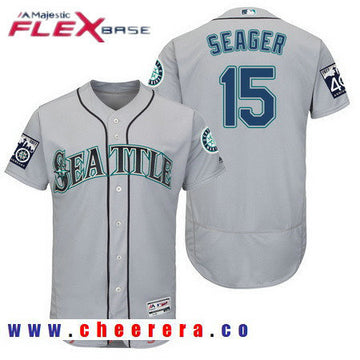 Kyle Seager Seattle Mariners gray Road jersey