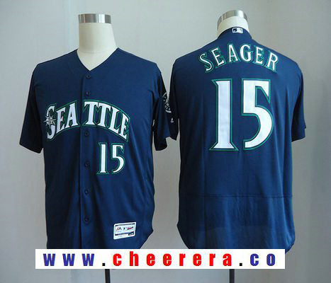 Kyle Seager Seattle Mariners navy jersey