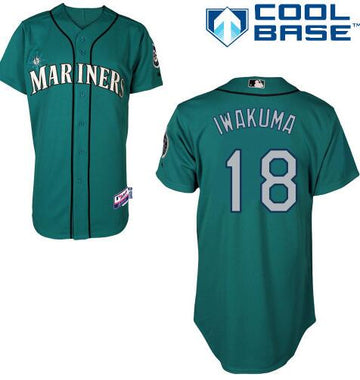 Hisashi Iwakuma Seattle Mariners teal jersey
