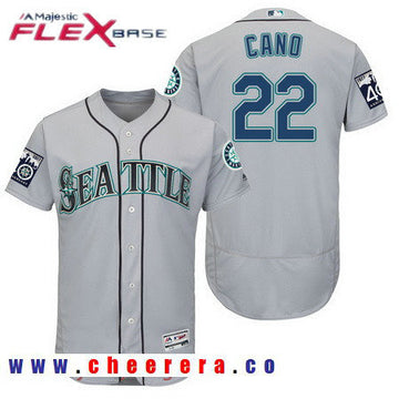 Robinson Cano Seattle Mariners gray Road jersey