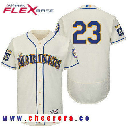 Nelson Cruz Seattle Mariners cream jersey