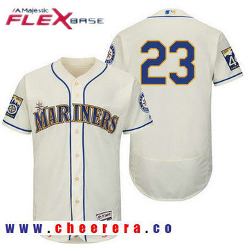 Nelson Cruz Seattle Mariners cream jersey