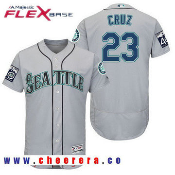 Nelson Cruz Seattle Mariners gray Road jersey