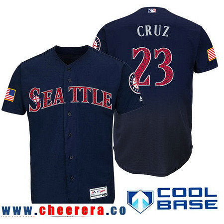 Nelson Cruz Seattle Mariners navy Fashion jersey