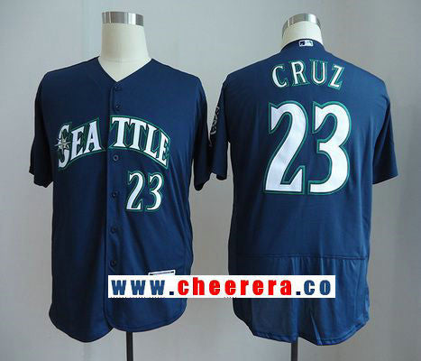 Nelson Cruz Seattle Mariners navy jersey