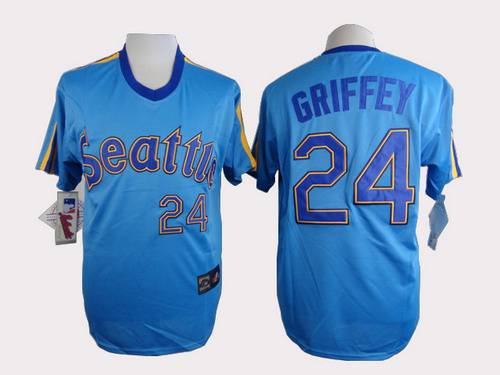 Ken Griffey Seattle Mariners blue jersey