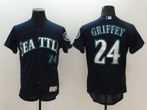 Ken Griffey Jr Seattle Mariners navy jersey