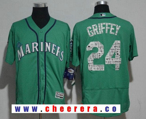 Ken Griffey Jr Seattle Mariners teal jersey