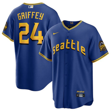 Ken Griffey Jr Seattle Mariners royal City Connect jersey
