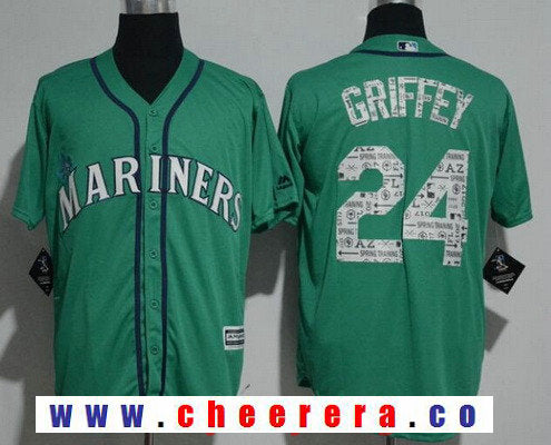 Ken Griffey Jr Seattle Mariners teal jersey